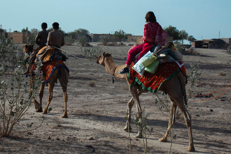 From Jodhpur: 2 Day Jaisalmer tour with Nomadic Camel Safari Tour by Car & Driver with Non Touristic Camel Safari