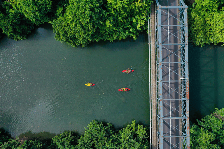 Maurice : kayak, dauphins sauvages, île Benitiers, rivièreMaurice : Kayak, dauphins sauvages, île Benitiers, rivière