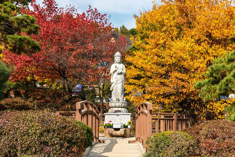 Seoul: Bongeunsa Temple and Gourmet Night Tour in Gangnam