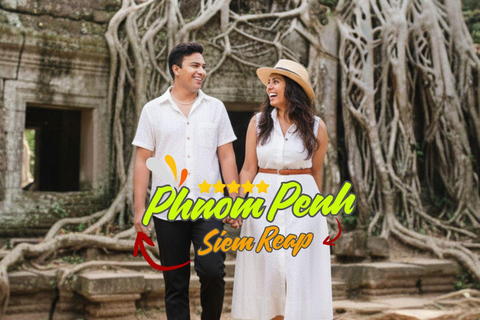 Private Phnom Penh to Siem Reap Transfer with Lunch