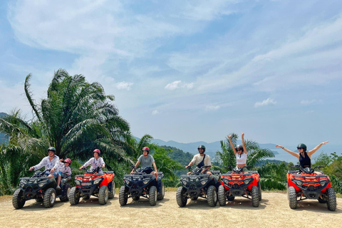 From Phuket: ATV Scenic Routes with Karon and Patong Views 1 Hour Drive With Passenger