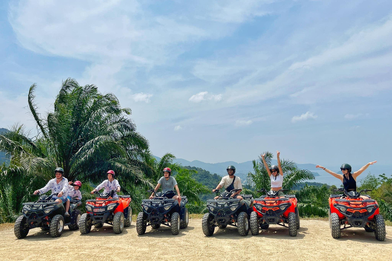 Desde Phuket: Rutas panorámicas en quad con vistas a Karon y Patong1,5 horas en coche