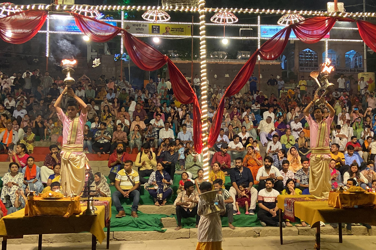 Walking through narrow street and exploring Ghats