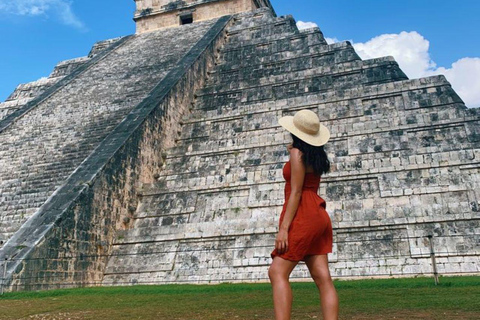 Tour di Chichen Itza, Cenote e Valladolid con trasporto