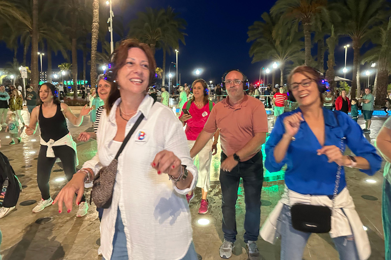 Alicante: BAILALOPARTY/ Silent Party Walking Tour