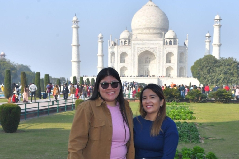 Visite locale d'Agra : Taj Mahal avec le Fort d'Agra et Fatehpur SikriAvec voiture et guide