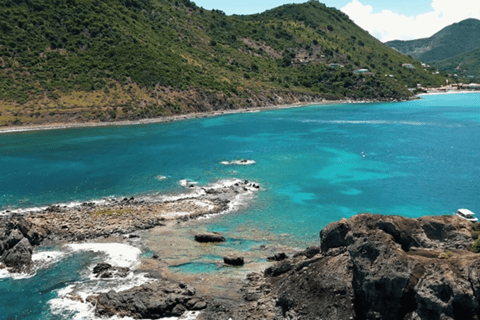 Saint-Martin : croisière en catamaran avec tuba avec bar ouvert et déjeuner