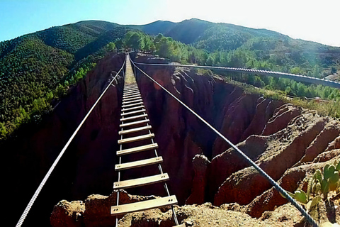 Marrakech: Zipline und Frühstück im Atlasgebirge