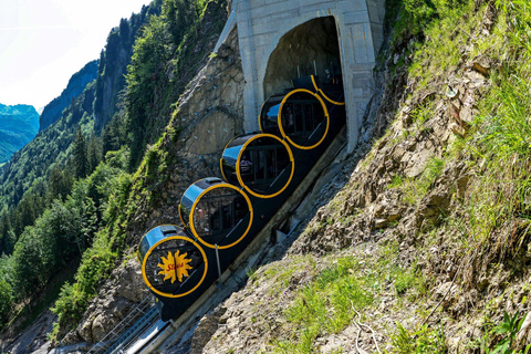 3 Mountains in 1 Day by Train, Cable Cars, Funiculars & Boat Excluding Train Tickets