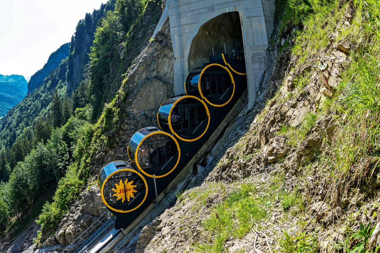 3 Mountains in 1 Day by Train, Cable Cars, Funiculars & Boat Excluding Train Tickets