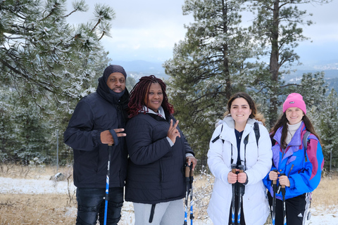 De Denver: Caminhada com raquetes de neve nas Montanhas RochosasCaminhada com raquetes de neve nas Montanhas Rochosas