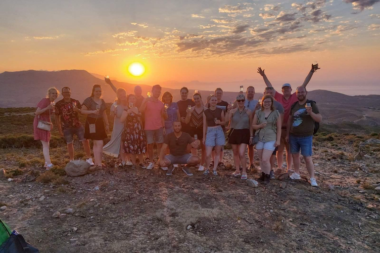 Rethymno Sunset Land Rover Safari with Dinner & Wine FROM KAVRO Sunset Land Rover Safari with Dinner & Wine