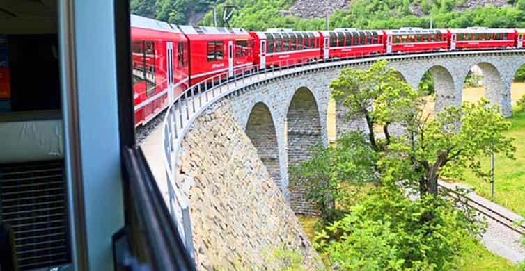 From Milan: St Moritz & Alps Day Trip with Bernina Red Train photo 12
