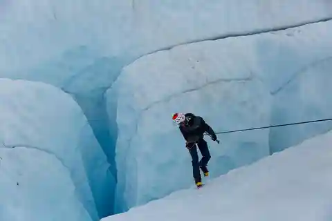 Matanuska Glacier Backcountry Ice Climb