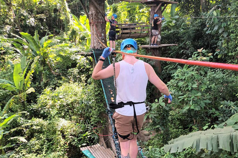 Phuket: Jungle Xtrem Avonturen en Zipline ParkAvontuur voor gevorderden met 45 platforms