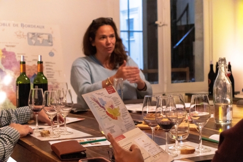 Klasyczna degustacja wina Bordeaux