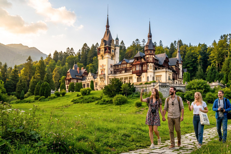 TOUR Bran Castle (Dracula), Peles Castle & Wednesday Castle Audio guide in 24 languages