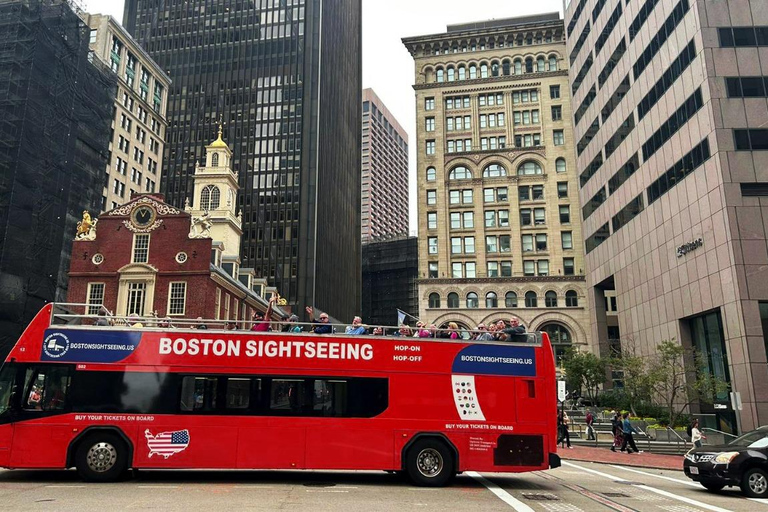 Boston: Hop-On Hop-Off Double-Decker Bus Sightseeing Tour
