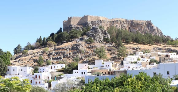 Rhodes: Bus Transfer to Lindos & 7 Springs with Free Time