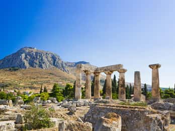 Da Atene: Escursione all'antica Corinto con guida al canale e VR
