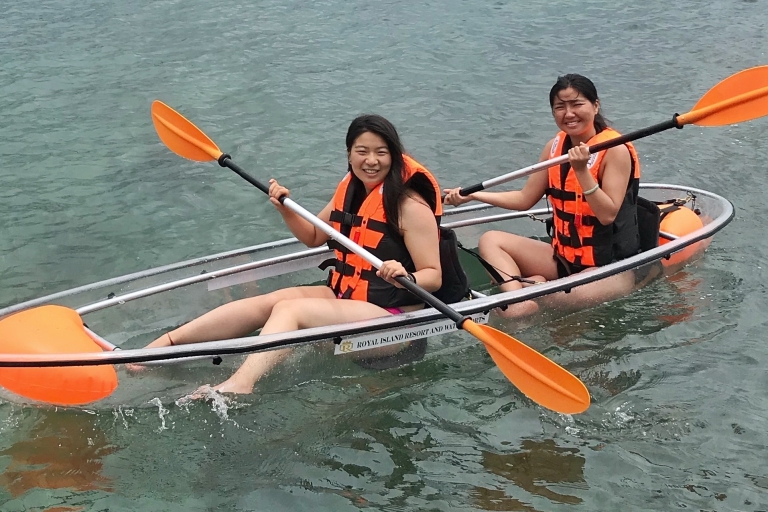 Balade en poisson mouche et expérience en kayak transparent à Coron Palawan