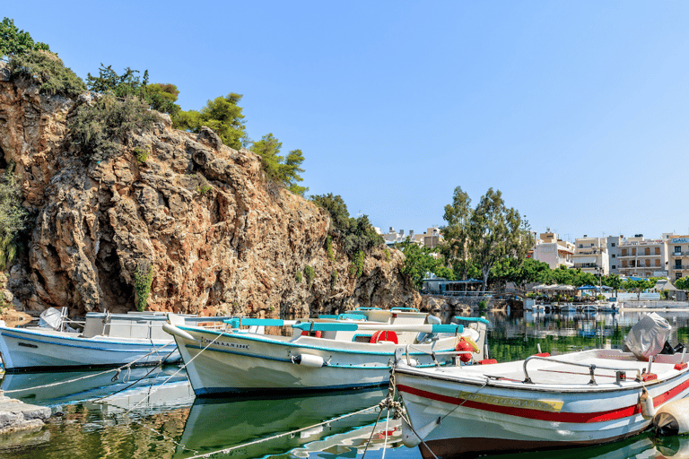 From Heraklion: Spinalonga All-Inclusive BBQ Cruise & Guide Italian Language