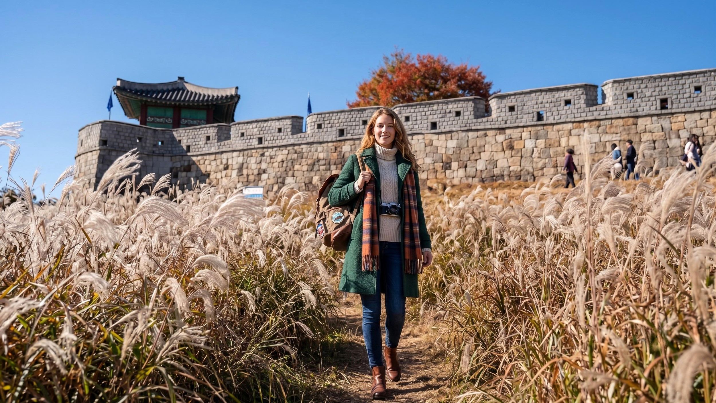Festung Suwon, koreanisches Volkskundedorf und Seilbahn ab Seoul