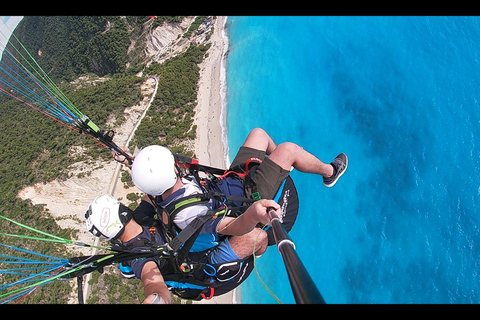 Gleitschirmfliegen mit dem Motorschirm in Kerkyra