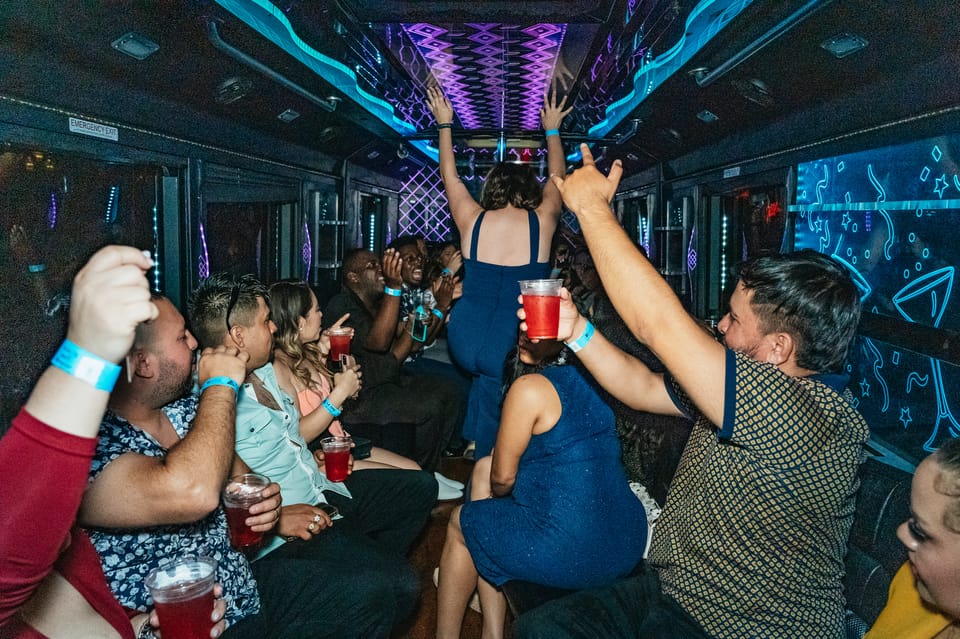 Las Vegas Nightclub Crawl by Party Bus w/ Free Mixed Drinks, Fast