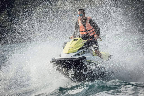 Phuket: Jet Ski Tour Patong Beach with 9 Check-in Points Have fun with a trip to 9 check-in points on Phuket Island.