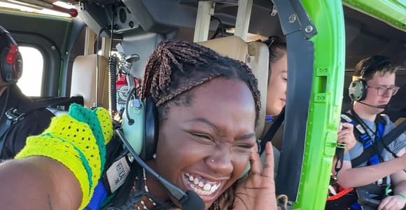 Helicóptero premium sin puertas - Precio por una persona
