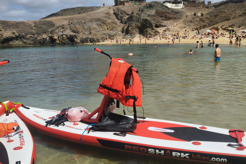 Lanzarote: Electric Paddle Surf and Snorkel Excursion at Papagayo Beach Lanzarote, Individual Electric Paddle Surf and Snorkel Excursion in Papagayo