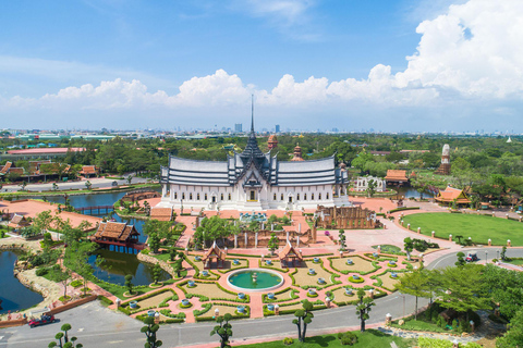 From Bangkok: Floating Market, Railway Market & Ancient City