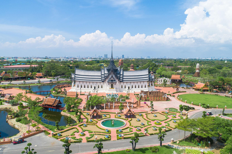 From Bangkok: Floating Market, Railway Market & Ancient City