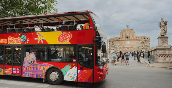 From Civitavecchia: Hop-On Hop-Off Rome Tour & Bus Transfer