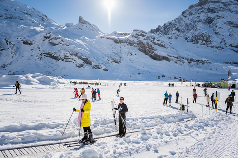 Zurich: Titlis Beginner Ski day snow experience & Lucerne Ski begginer & Lucerne