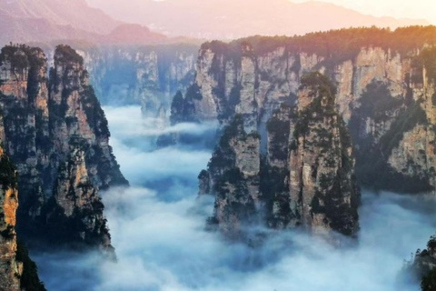 Zhangjiajie: Helicopter Flight Experience Helicopter Charter Route F Experience
