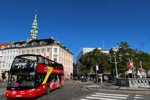 Copenhagen: Hop On-Hop Off Bus - 3 Lines 1 Ticket Copenhagen: 24-hours Hop On-Hop Off Bus