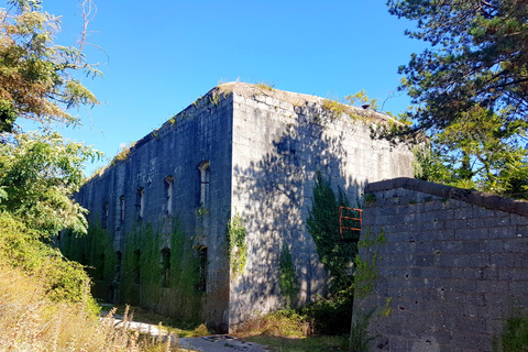 Hiking Vrmac peninsula with panoramic view on Kotor bay