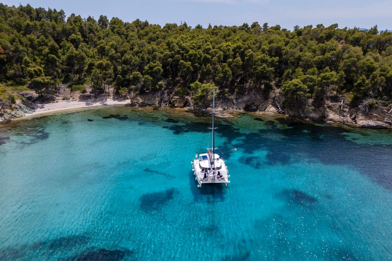 Sithonia: Private Luxury Catamaran Cruise (3, 5, or 7 Hours) Kassandra: Catamaran Day Sailing (7 hours)