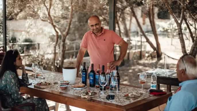 Gozo: Omvisning på familievingård med vinsmaking