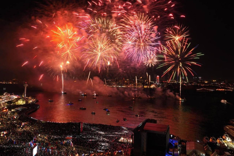 Istanbul: New Year's Eve Bosphorus Cruise with Dinner & Show Standard Menu with Unlimited Soft Drinks - Meeting Point