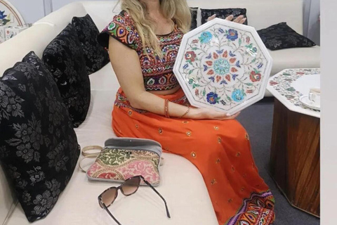 Agra Marble, Jewelry & Rug Shopping Tour with Guide Agra Shopping: Only Tour Guide