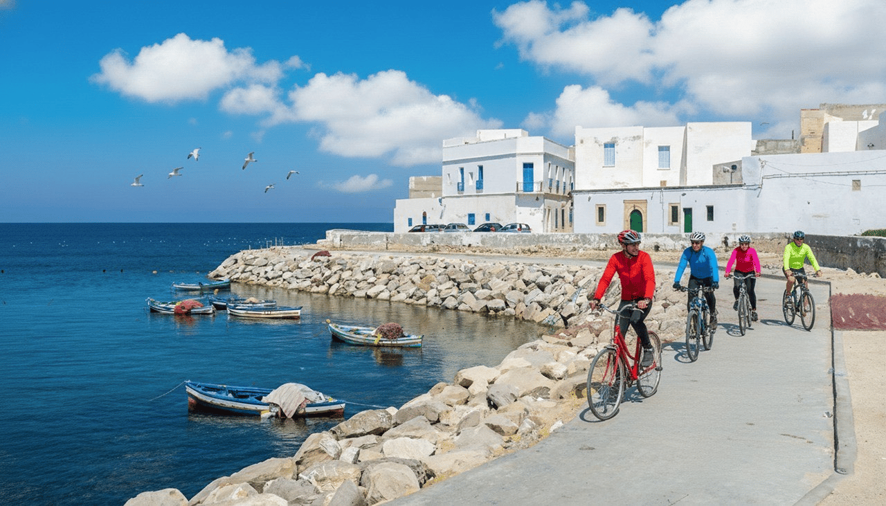 Mahdia: Stadtrundfahrt mit dem Fahrrad oder E-Roller
