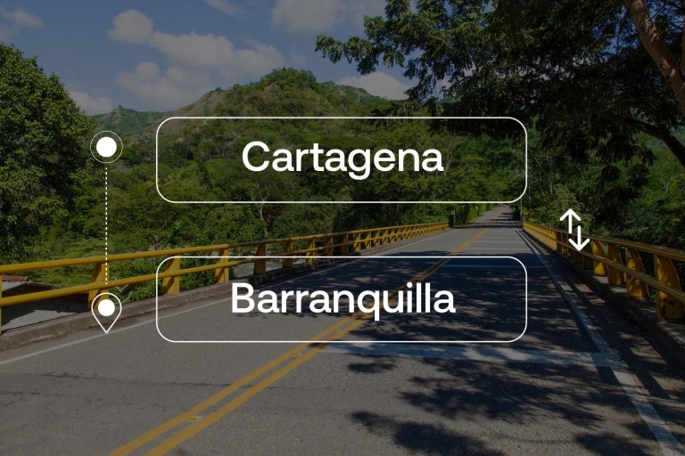 Cartagena naar of van Barranquilla Privé TransferCartagena naar Barranquilla