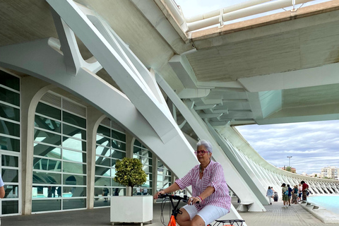 Valência: Passeio de Bicicleta com Guia de Turismo pelo Património Mundial da UnescoTour guiado de grupo em bicicleta eléctrica