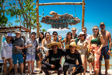 Heldag på stranden Isla Encantada