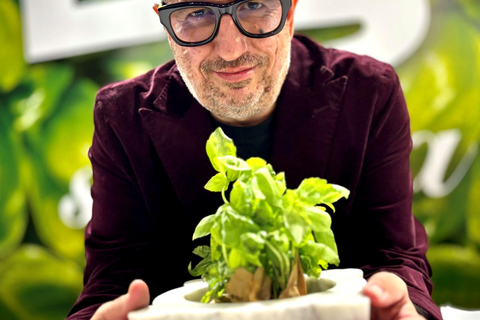Genoa: Pesto-Making Class with Pasta and Aperitivo