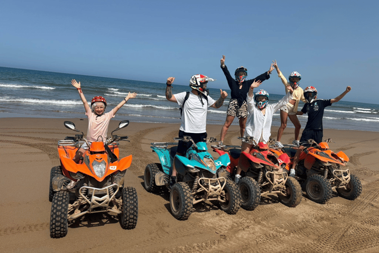 Agadir: Dunes & Beach ATV Quad Safari with Moroccan Tea Single Quad Bike