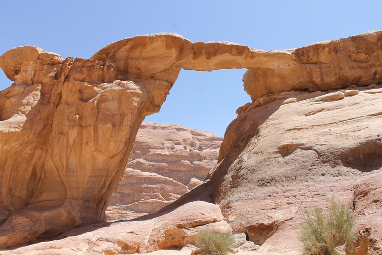 Burdah-Arch- Hiking of the highest stone arches of WadiRum Hiking on the top of Burdah-Arch - day trip